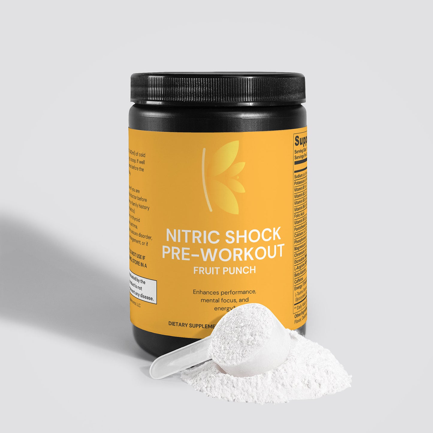 Nitric Shock Pre-Workout Powder (Fruit Punch)